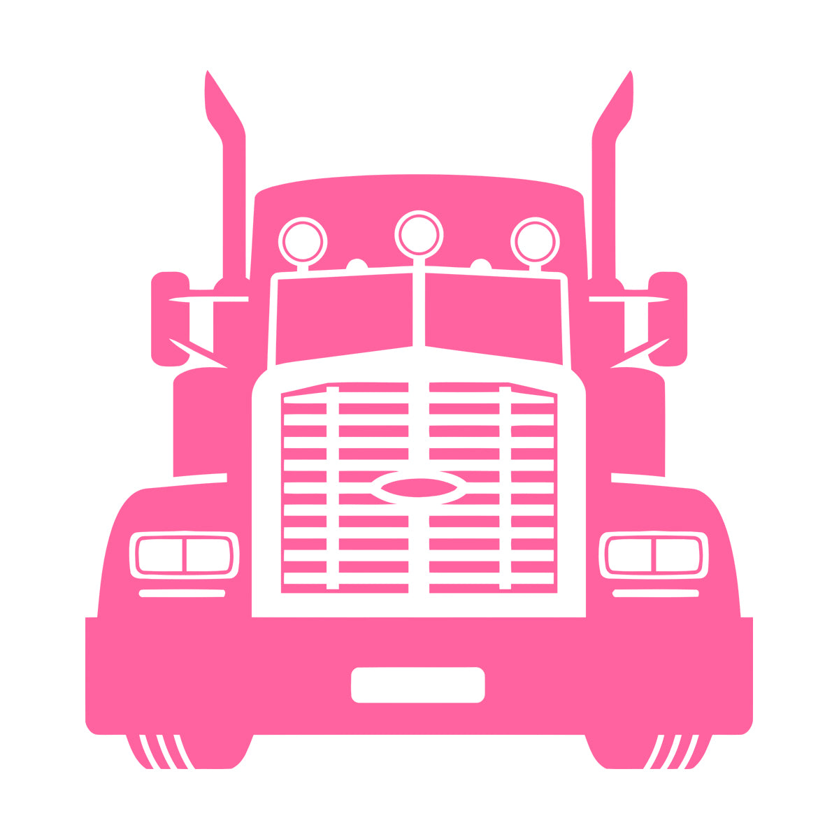 Wall Stickers Semi Trailer Truck Car Garage Home Art Decoration
