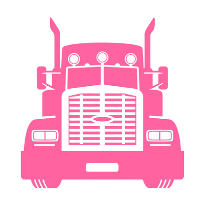 Wall Stickers Semi Trailer Truck Car Garage Home Art Decoration