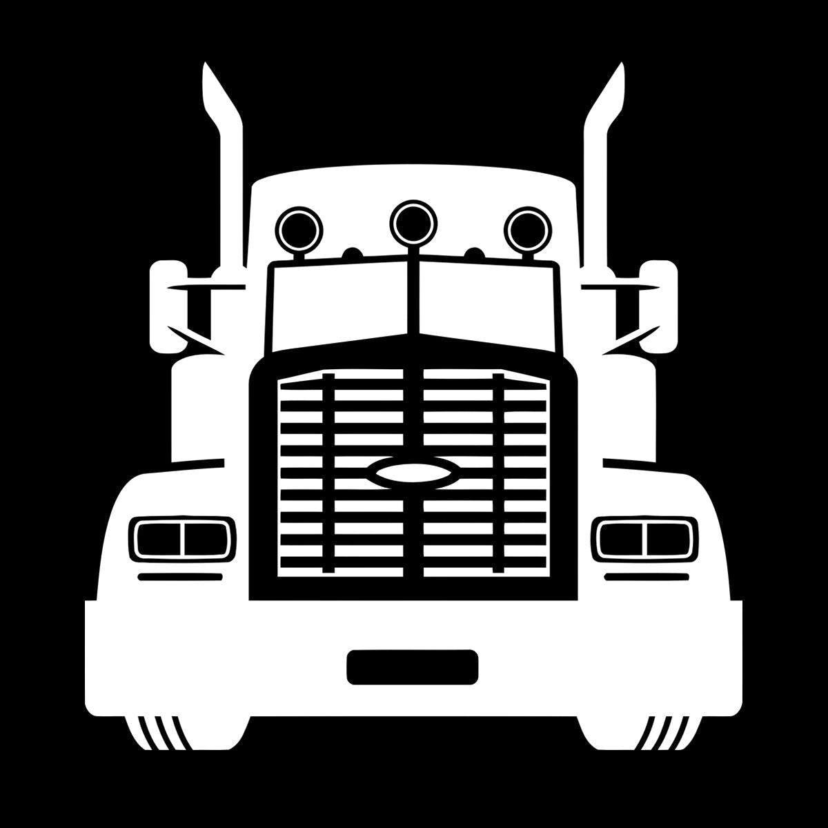 Wall Stickers Semi Trailer Truck Car Garage Home Art Decoration