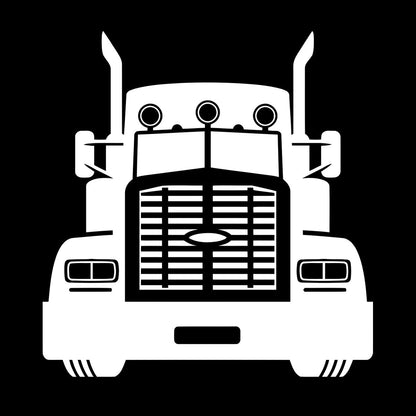 Wall Stickers Semi Trailer Truck Car Garage Home Art Decoration