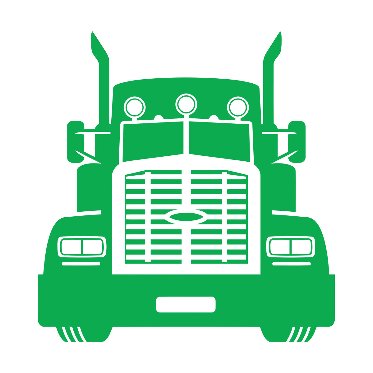 Wall Stickers Semi Trailer Truck Car Garage Home Art Decoration