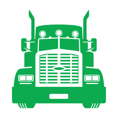 Wall Stickers Semi Trailer Truck Car Garage Home Art Decoration