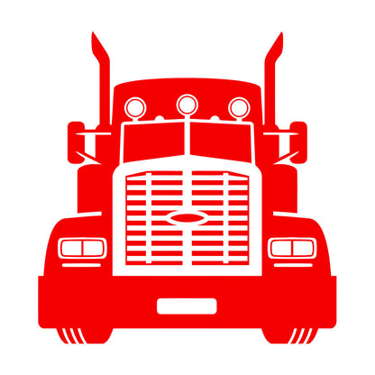 Wall Stickers Semi Trailer Truck Car Garage Home Art Decoration