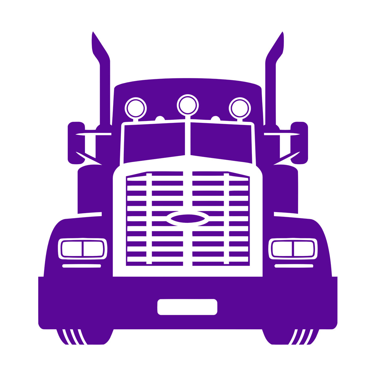 Wall Stickers Semi Trailer Truck Car Garage Home Art Decoration