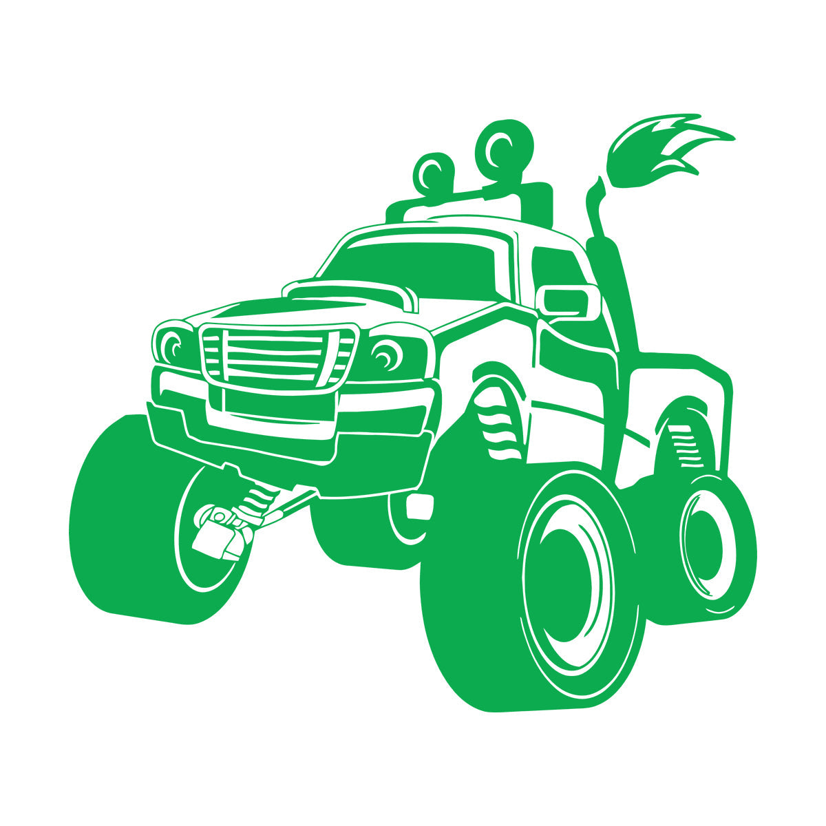 Wall Stickers Paster Paper Suv Truck Big Car Off-Road Vehicles Rover Garage Art Mural Painting