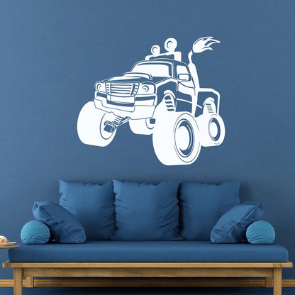 Wall Stickers Paster Paper Suv Truck Big Car Off-Road Vehicles Rover Garage Art Mural Painting