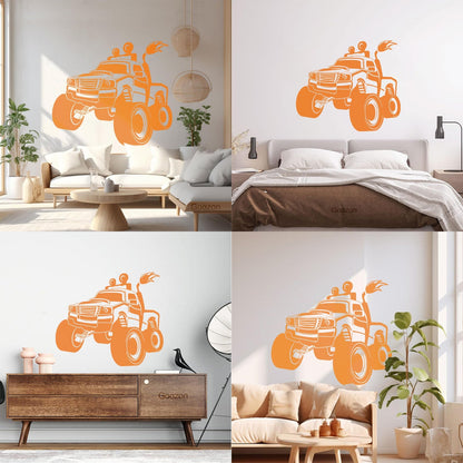 Wall Stickers Paster Paper Suv Truck Big Car Off-Road Vehicles Rover Garage Art Mural Painting