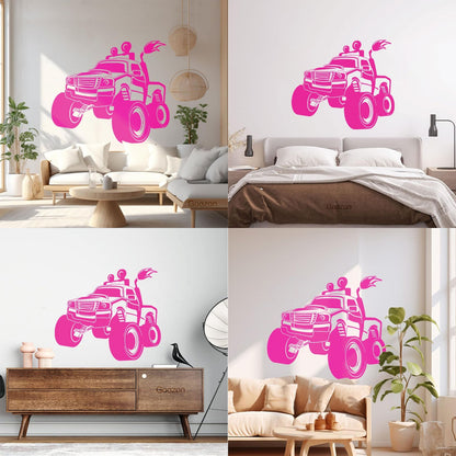 Wall Stickers Paster Paper Suv Truck Big Car Off-Road Vehicles Rover Garage Art Mural Painting