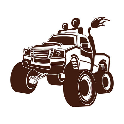 Wall Stickers Paster Paper Suv Truck Big Car Off-Road Vehicles Rover Garage Art Mural Painting