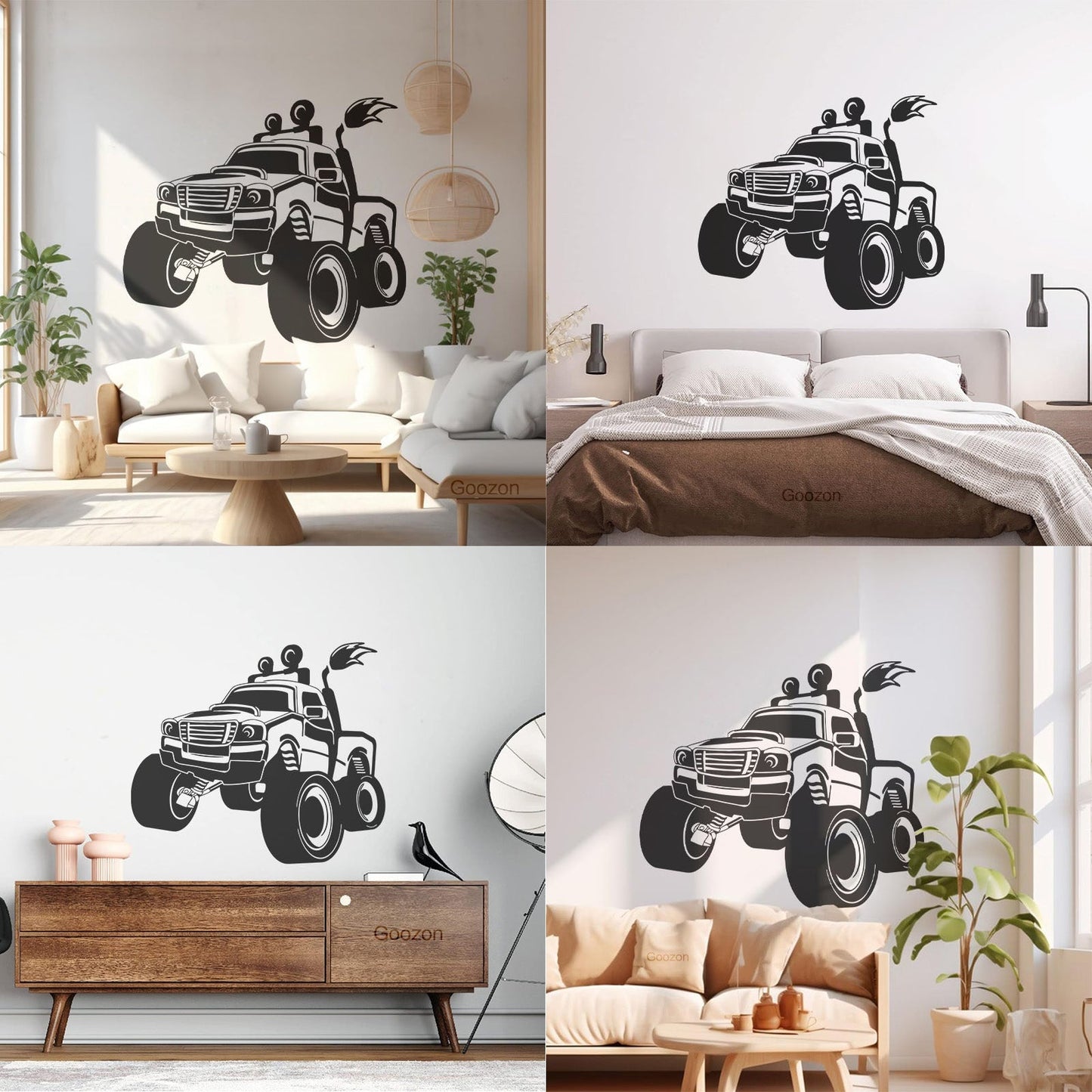 Wall Stickers Paster Paper Suv Truck Big Car Off-Road Vehicles Rover Garage Art Mural Painting