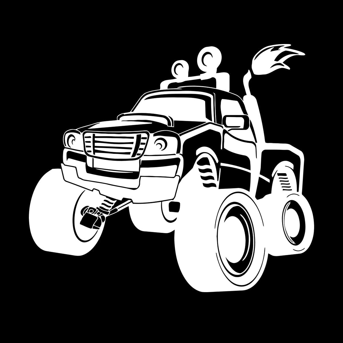 Wall Stickers Paster Paper Suv Truck Big Car Off-Road Vehicles Rover Garage Art Mural Painting