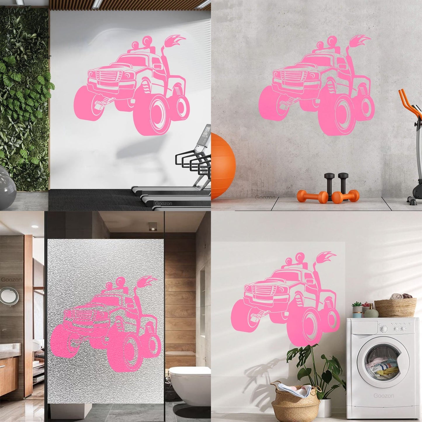 Wall Stickers Paster Paper Suv Truck Big Car Off-Road Vehicles Rover Garage Art Mural Painting