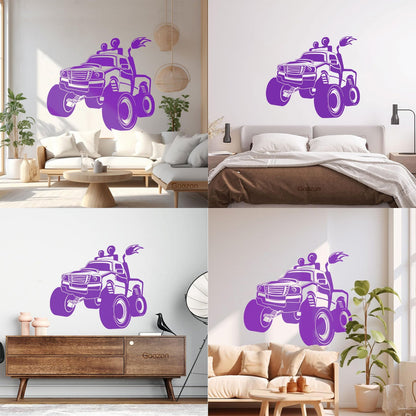 Wall Stickers Paster Paper Suv Truck Big Car Off-Road Vehicles Rover Garage Art Mural Painting