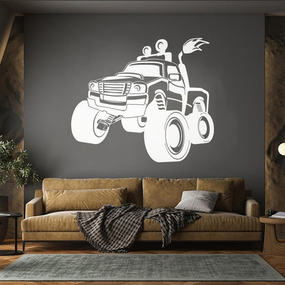 Wall Stickers Paster Paper Suv Truck Big Car Off-Road Vehicles Rover Garage Art Mural Painting