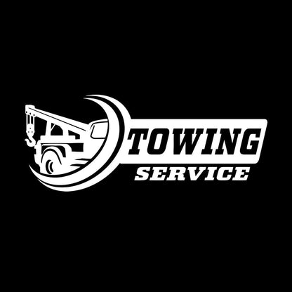 Towing Service Garage Truck Car Auto Wall Decals Pvc Car Body Decoration