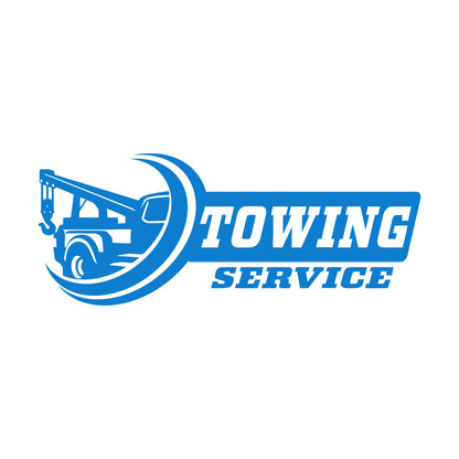 Towing Service Garage Truck Car Auto Wall Decals Pvc Car Body Decoration