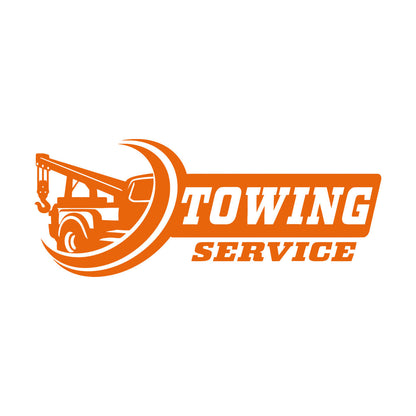 Towing Service Garage Truck Car Auto Wall Decals Pvc Car Body Decoration