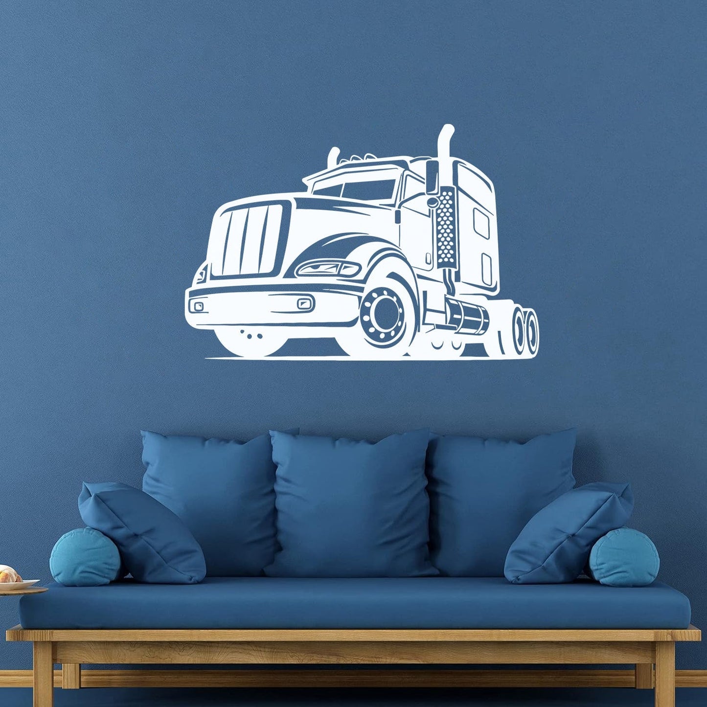 Wall Stickers Truck Garage Car Boys Vehicle Machine Art Mural Painting