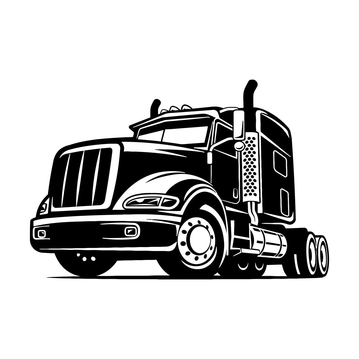 Wall Stickers Truck Garage Car Boys Vehicle Machine Art Mural Painting