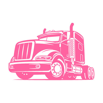 Wall Stickers Truck Garage Car Boys Vehicle Machine Art Mural Painting