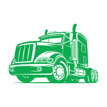 Wall Stickers Truck Garage Car Boys Vehicle Machine Art Mural Painting