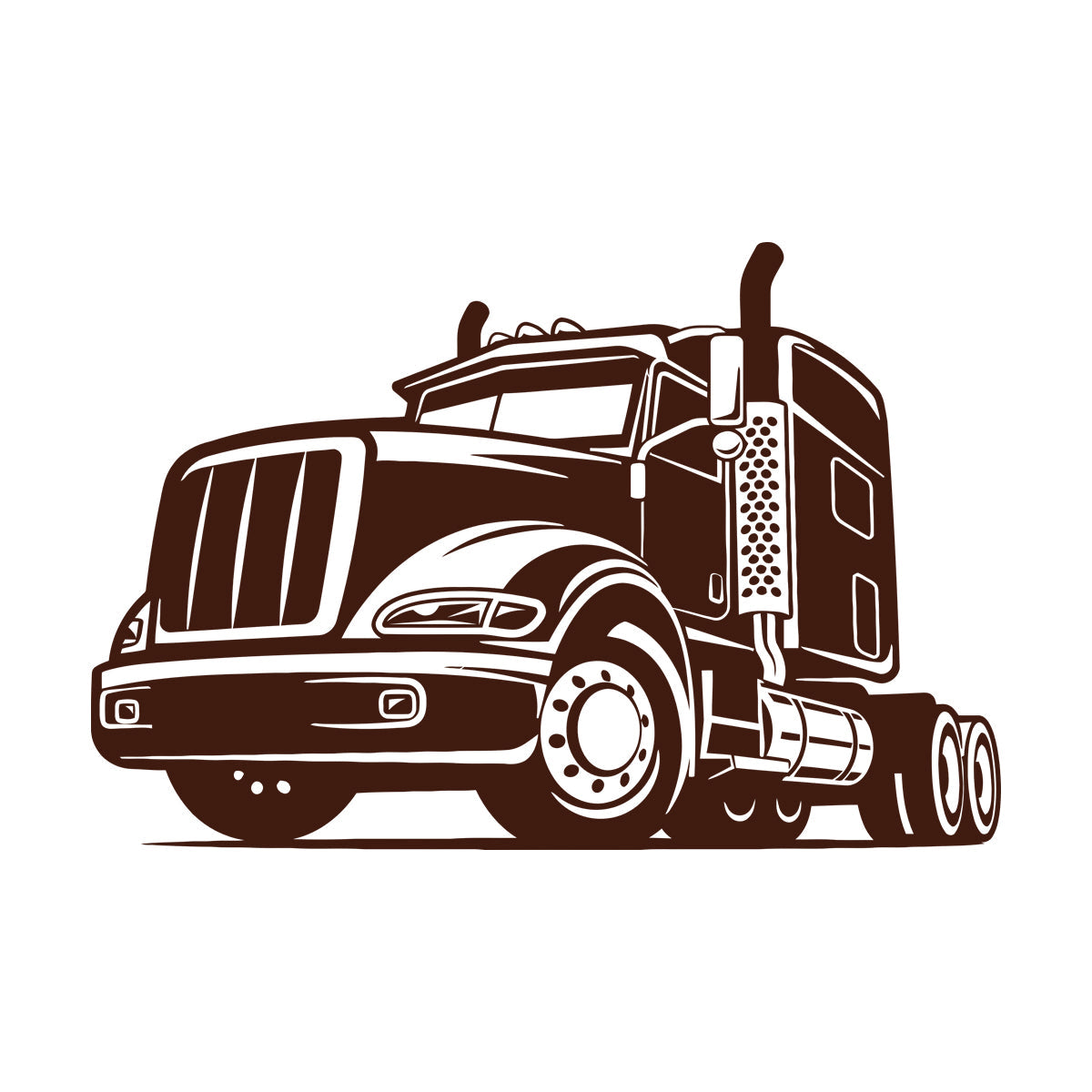 Wall Stickers Truck Garage Car Boys Vehicle Machine Art Mural Painting