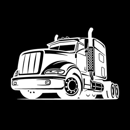 Wall Stickers Truck Garage Car Boys Vehicle Machine Art Mural Painting