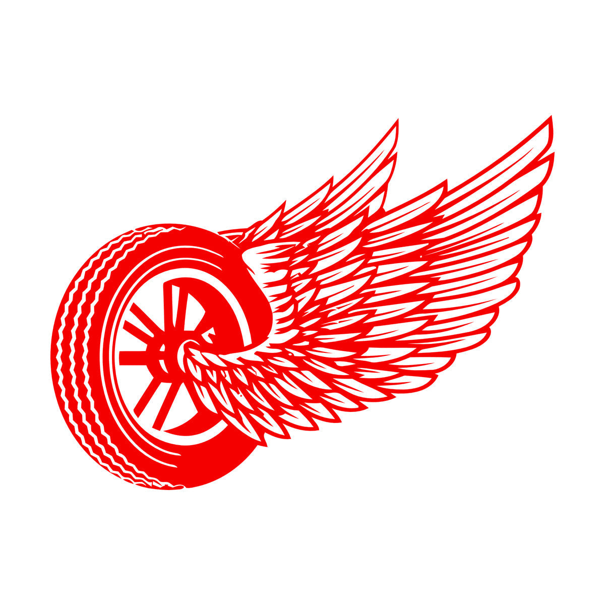 Wheel Wings Driver Car Auto Repair Garage Lettering Stickers Art Decoration