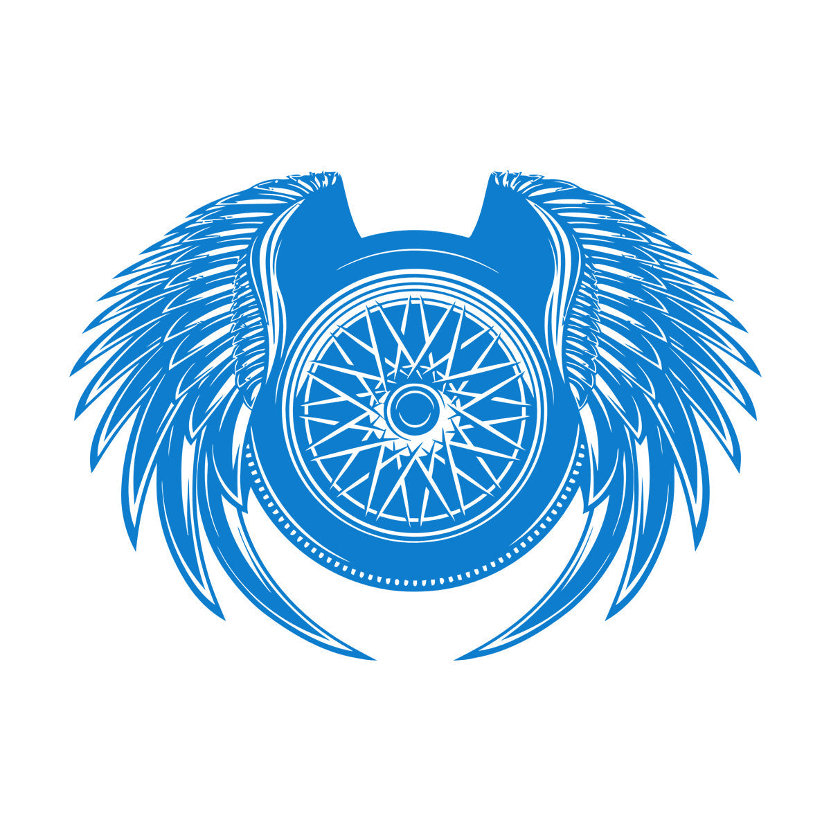 Wall Decals Paster Paper Wheel Wings Driver Car Auto Repair Tire Service Wall Beautification