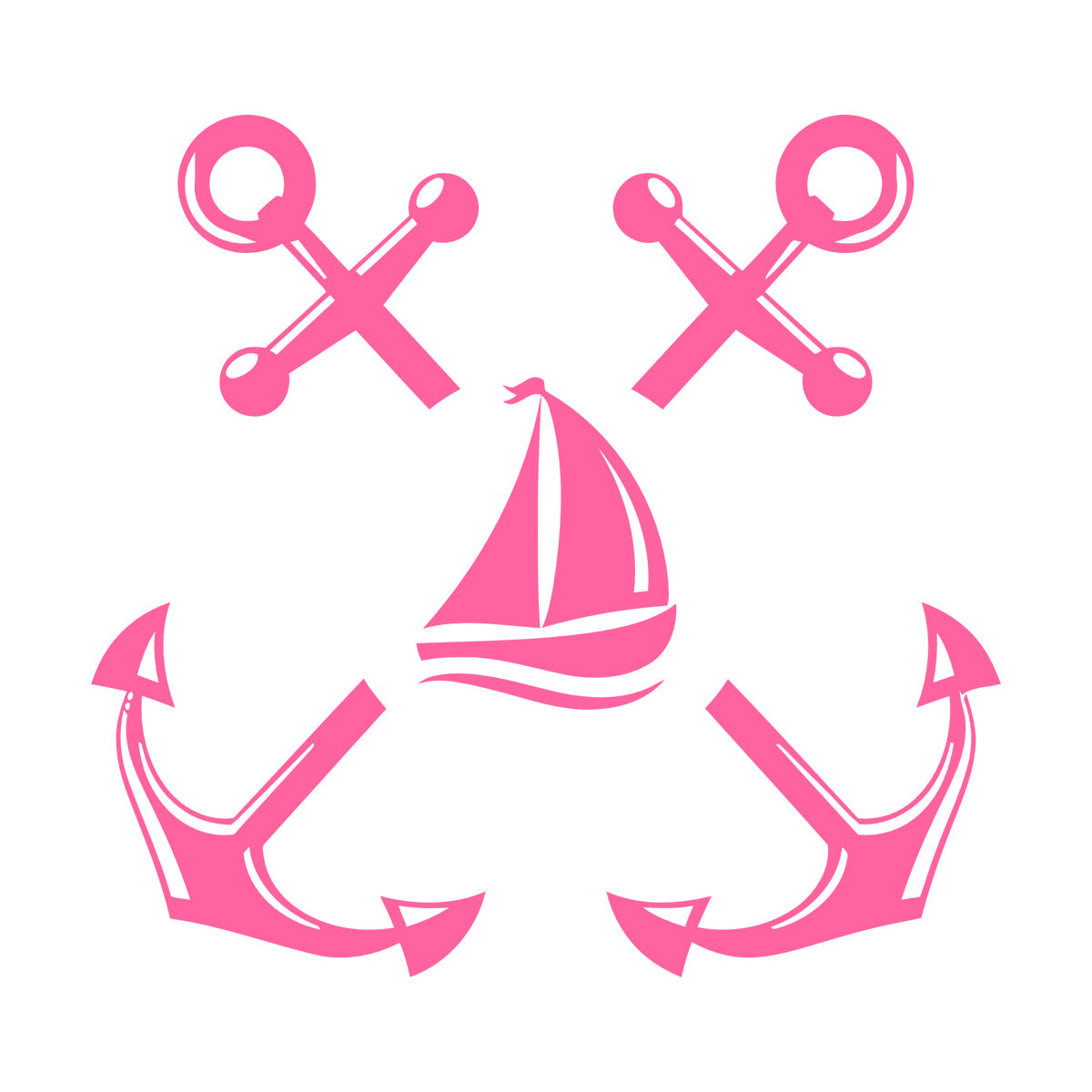 Wall Stickers Paster Paper Anchor Marine Ship Sailboat Ocean Sailing Removable Without Leaving Glue