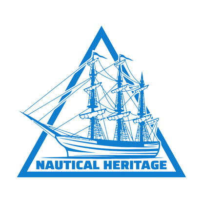Engraving Decals Nautical Heritage Ship Sea Ocean Boat Car Body Decoration