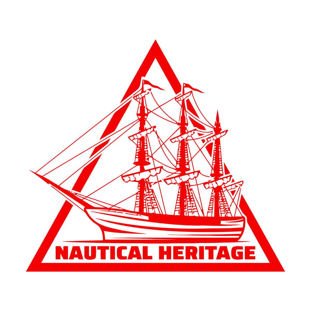 Engraving Decals Nautical Heritage Ship Sea Ocean Boat Car Body Decoration