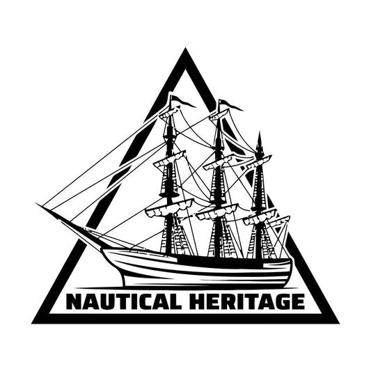 Engraving Decals Nautical Heritage Ship Sea Ocean Boat Car Body Decoration