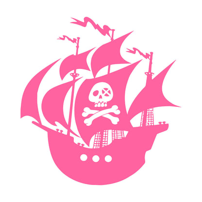 Pirates Ship Sea Ocean Sailors Wall Stickers Paster Paper Glass Stickers