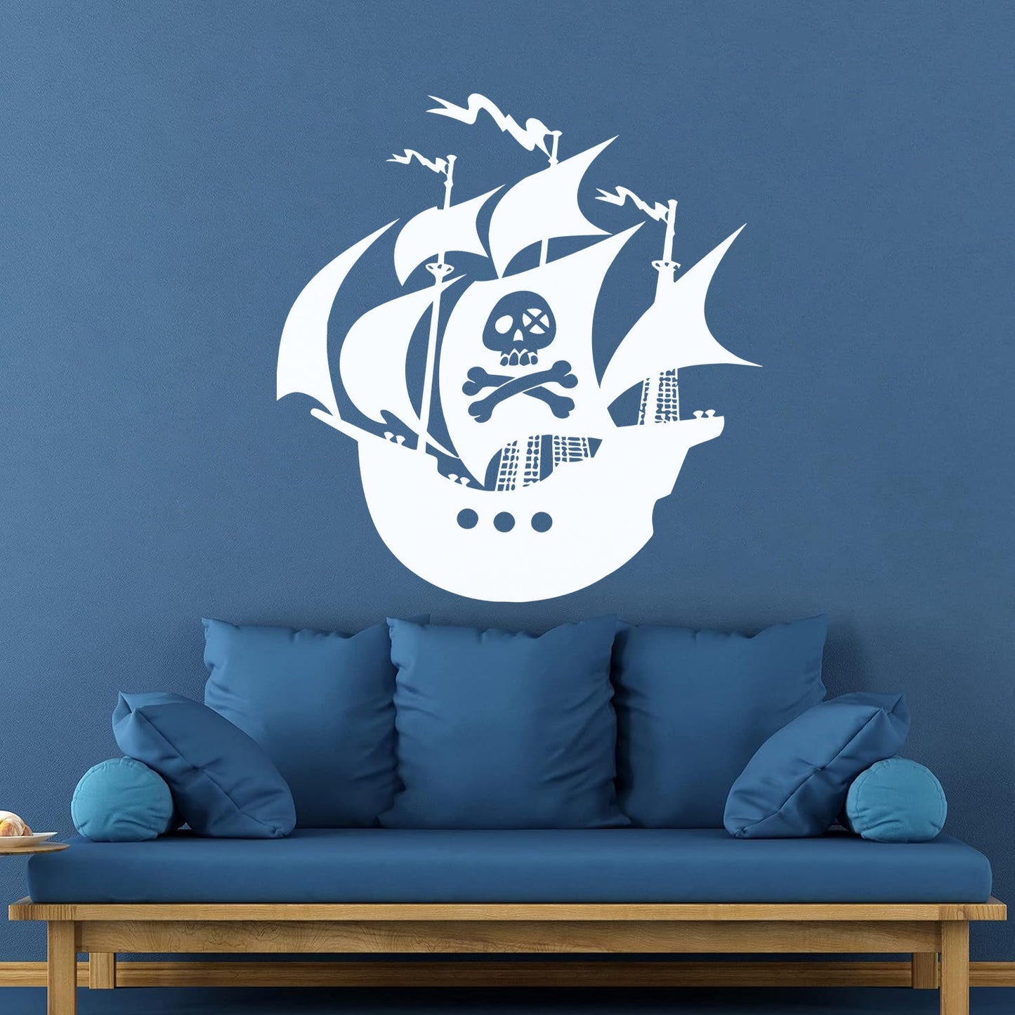 Pirates Ship Sea Ocean Sailors Wall Stickers Paster Paper Glass Stickers