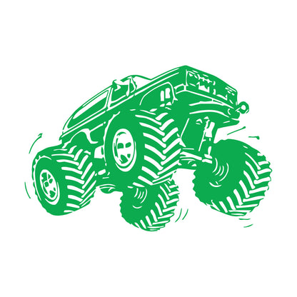 Lettering Stickers Truck Car Off Road Powerful Race Garage Art Mural Painting