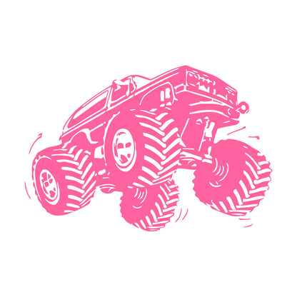 Lettering Stickers Truck Car Off Road Powerful Race Garage Art Mural Painting