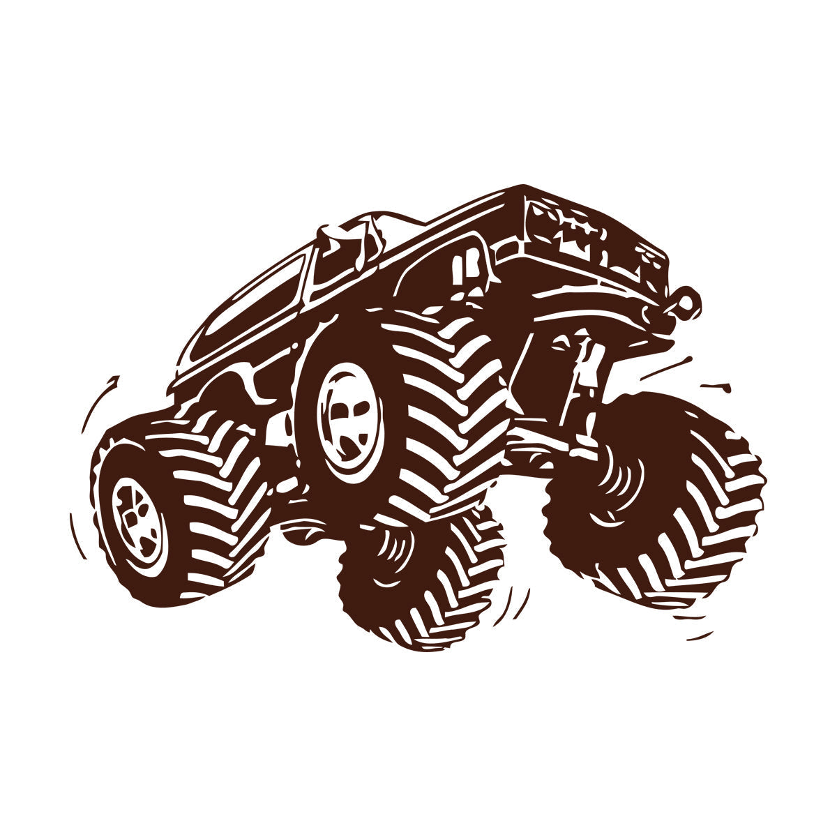 Lettering Stickers Truck Car Off Road Powerful Race Garage Art Mural Painting