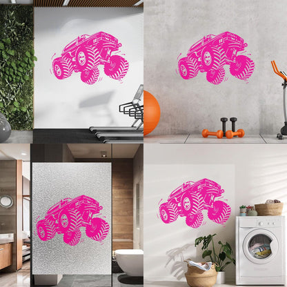 Lettering Stickers Truck Car Off Road Powerful Race Garage Art Mural Painting
