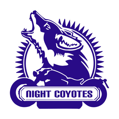 Wall Decals Wolf Coyote Motorcycle Phrase Animal Garage It Won'T Fall Off