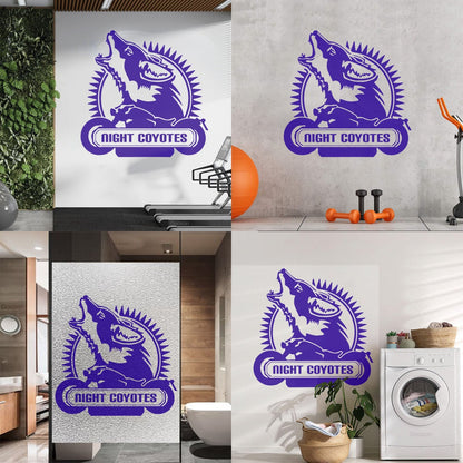 Wall Decals Wolf Coyote Motorcycle Phrase Animal Garage It Won'T Fall Off