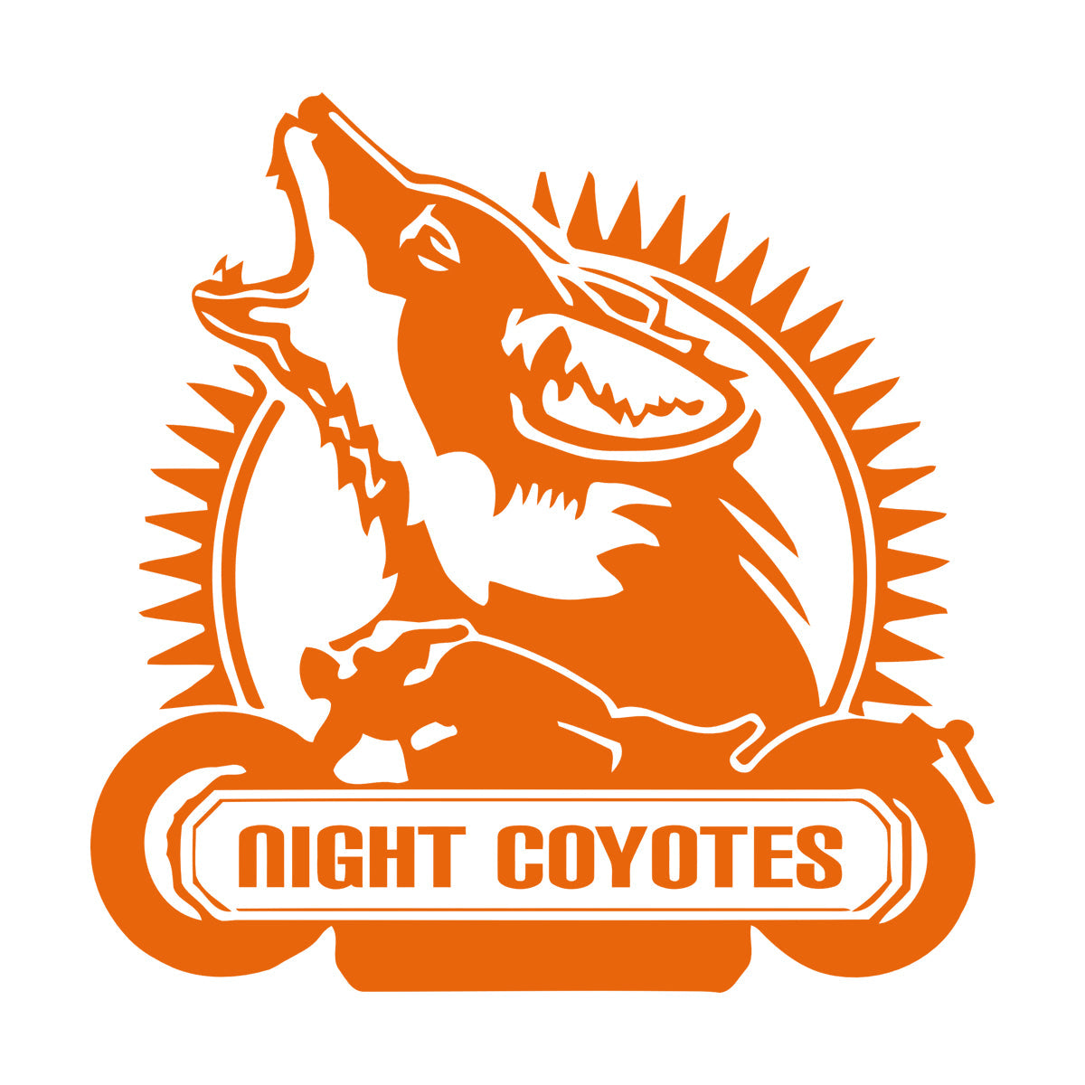 Wall Decals Wolf Coyote Motorcycle Phrase Animal Garage It Won'T Fall Off