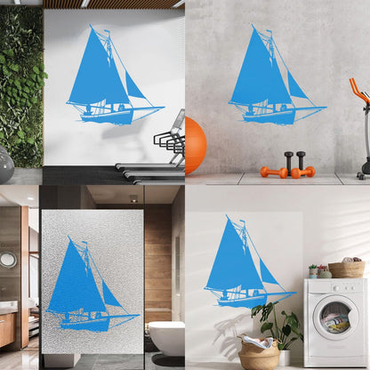 Mural And Wall Vinyl Decal Ship Yacht Marine Ocean Art Decoration