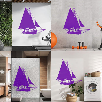 Mural And Wall Vinyl Decal Ship Yacht Marine Ocean Art Decoration