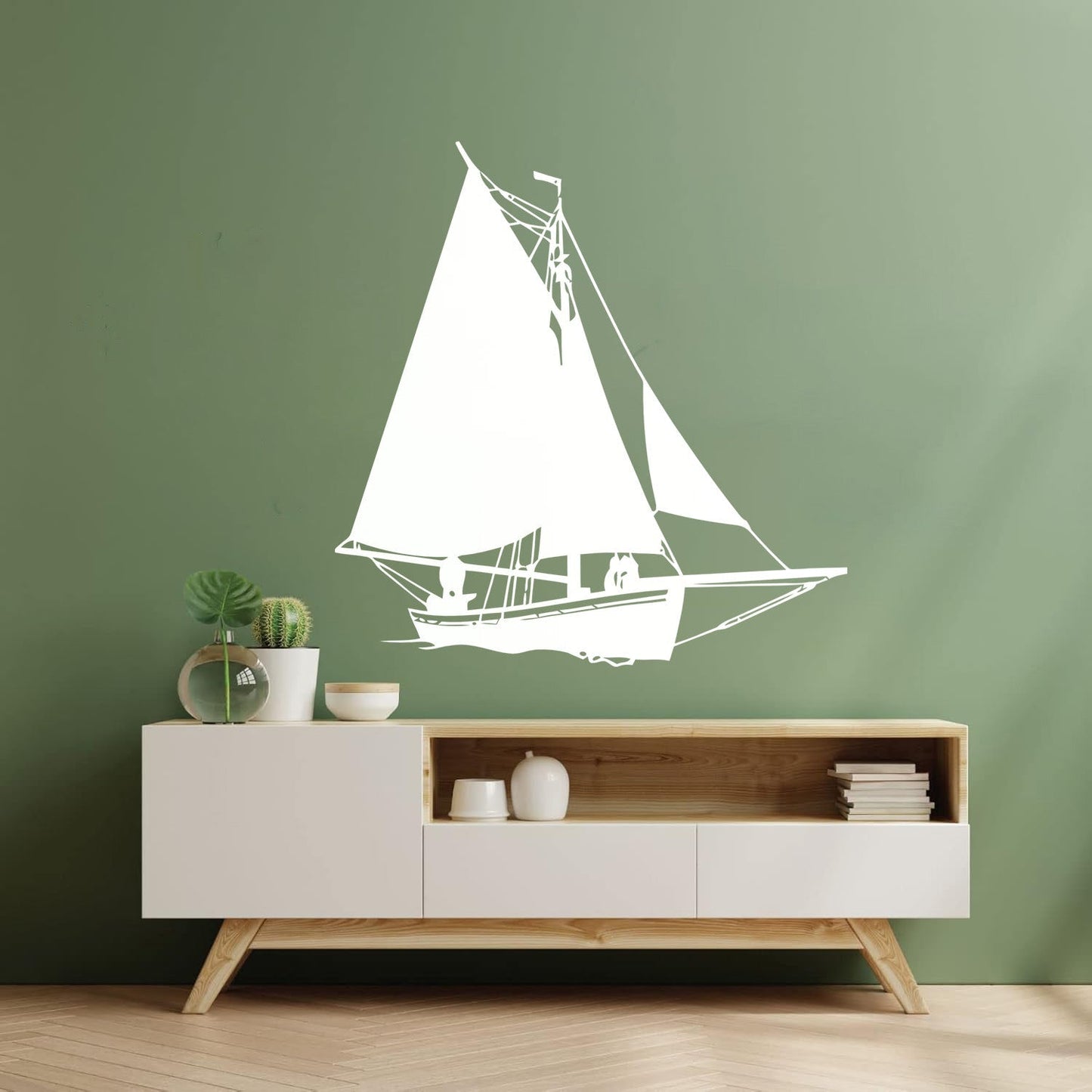 Mural And Wall Vinyl Decal Ship Yacht Marine Ocean Art Decoration