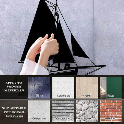 Mural And Wall Vinyl Decal Ship Yacht Marine Ocean Art Decoration