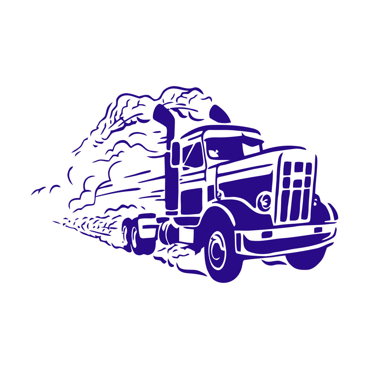 Fine Carving Decals Truck Driver Car Garage Man Deliver Store Decoration