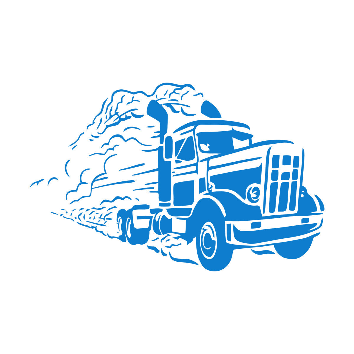 Fine Carving Decals Truck Driver Car Garage Man Deliver Store Decoration