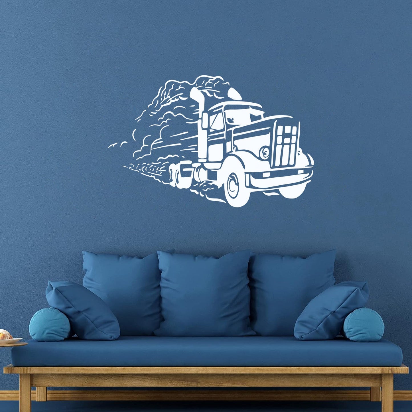 Fine Carving Decals Truck Driver Car Garage Man Deliver Store Decoration
