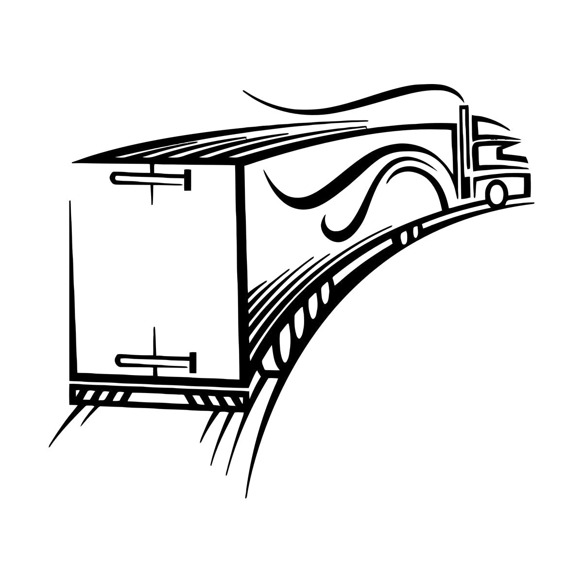 Lettering Decals Cool Truck Driver Car Garage Ation Store Decoration